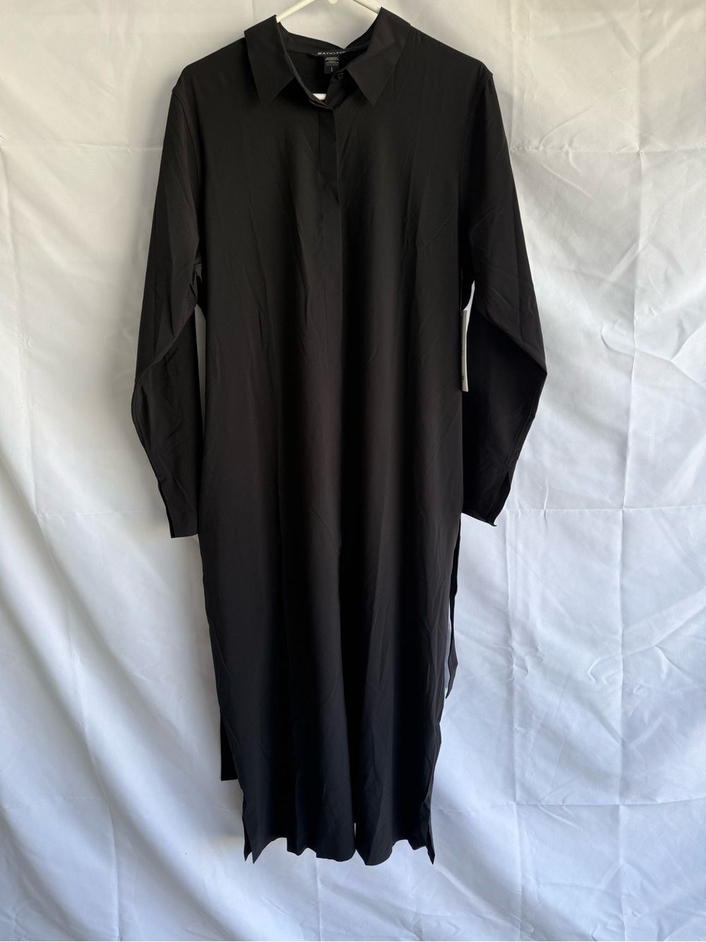 Athleta Urbanite Dress, size Large, NTW, black, featherweight long sleeves